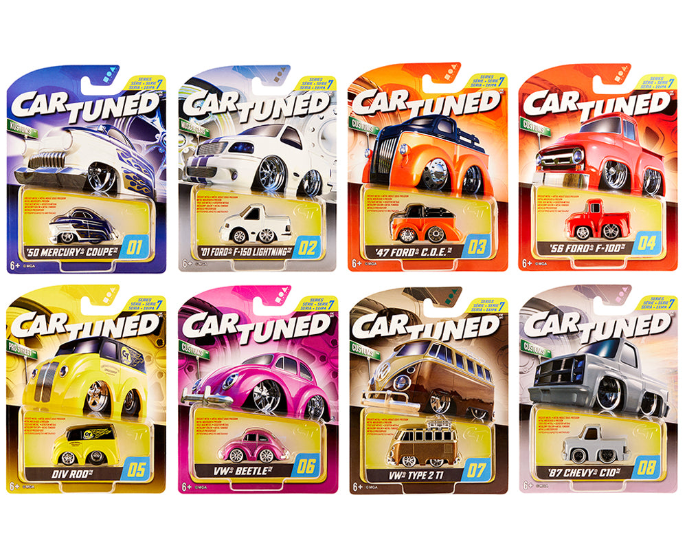 Car Tuned 1:64 2026 Series 7 - Hobby Alternate Assortment Set Of 8