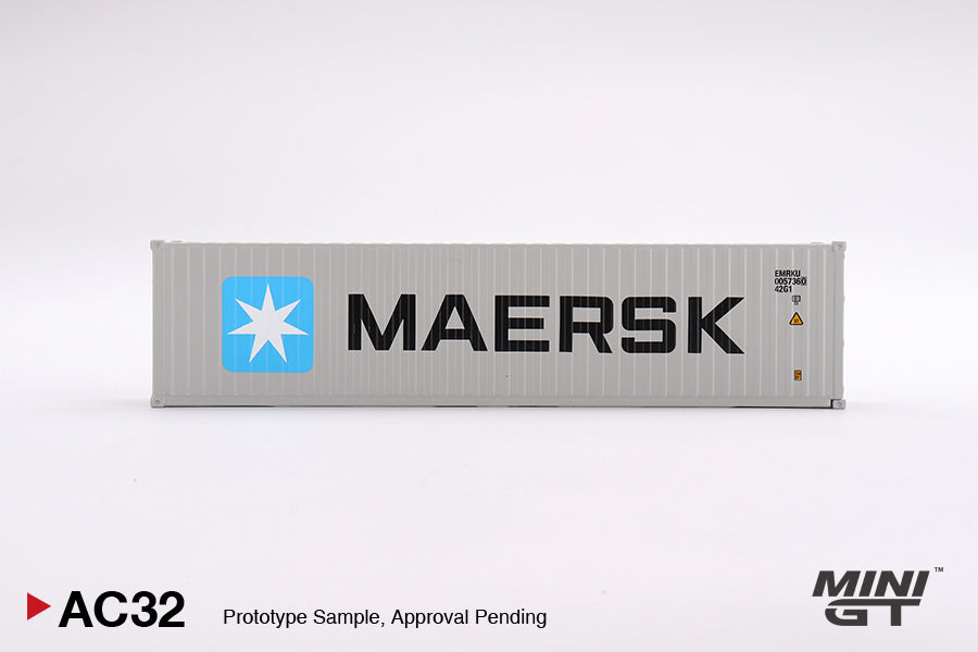 MiniGT 1:64 Dry Container 40' - Maersk - AC32