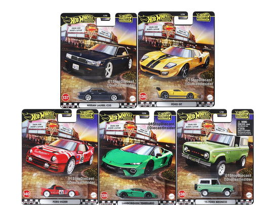 Hot Wheels 1:64 2025 Premium Boulevard Series - 958E *Set Of 5*