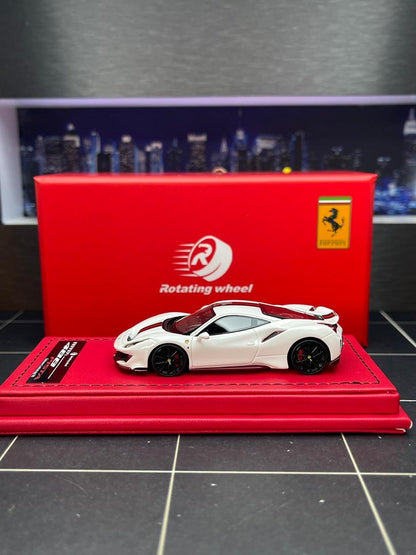 Rotating Wheel 1:64 Ferrari 488 Pista - Resin