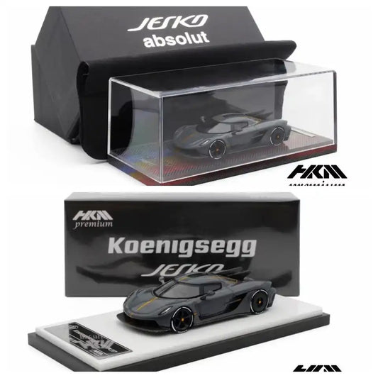 HKM 1:64 Premium Koenigsegg Jesko Dark Grey - 2 Styles