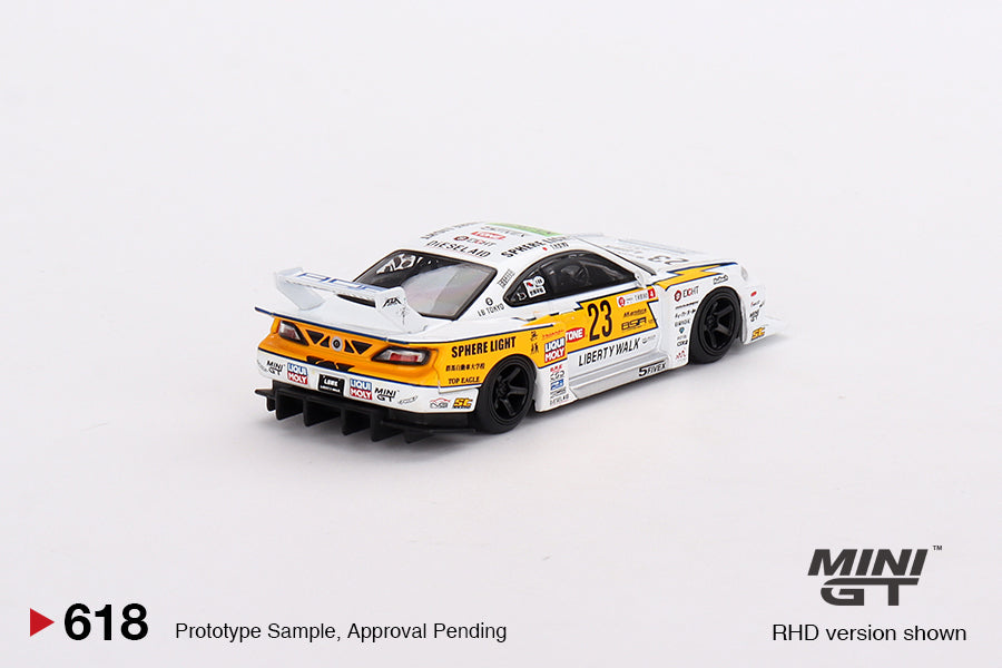 MiniGT 1:64 Nissan LB-Super Silhouette S15 Silvia #23 - 2022 Goodwood Festival of Speed - MiJo Exclusive #618