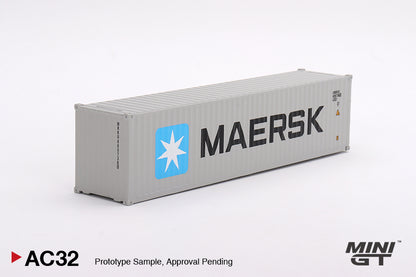 MiniGT 1:64 Dry Container 40' - Maersk - AC32