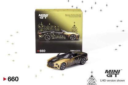 MiniGT 1:64 Bentley Mulliner Bacalar - 2023 Christmas Edition #660