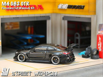Street Weapon 1:64 M4 Flossmann Full Widebody Kit G82 GTR *2 Colors*