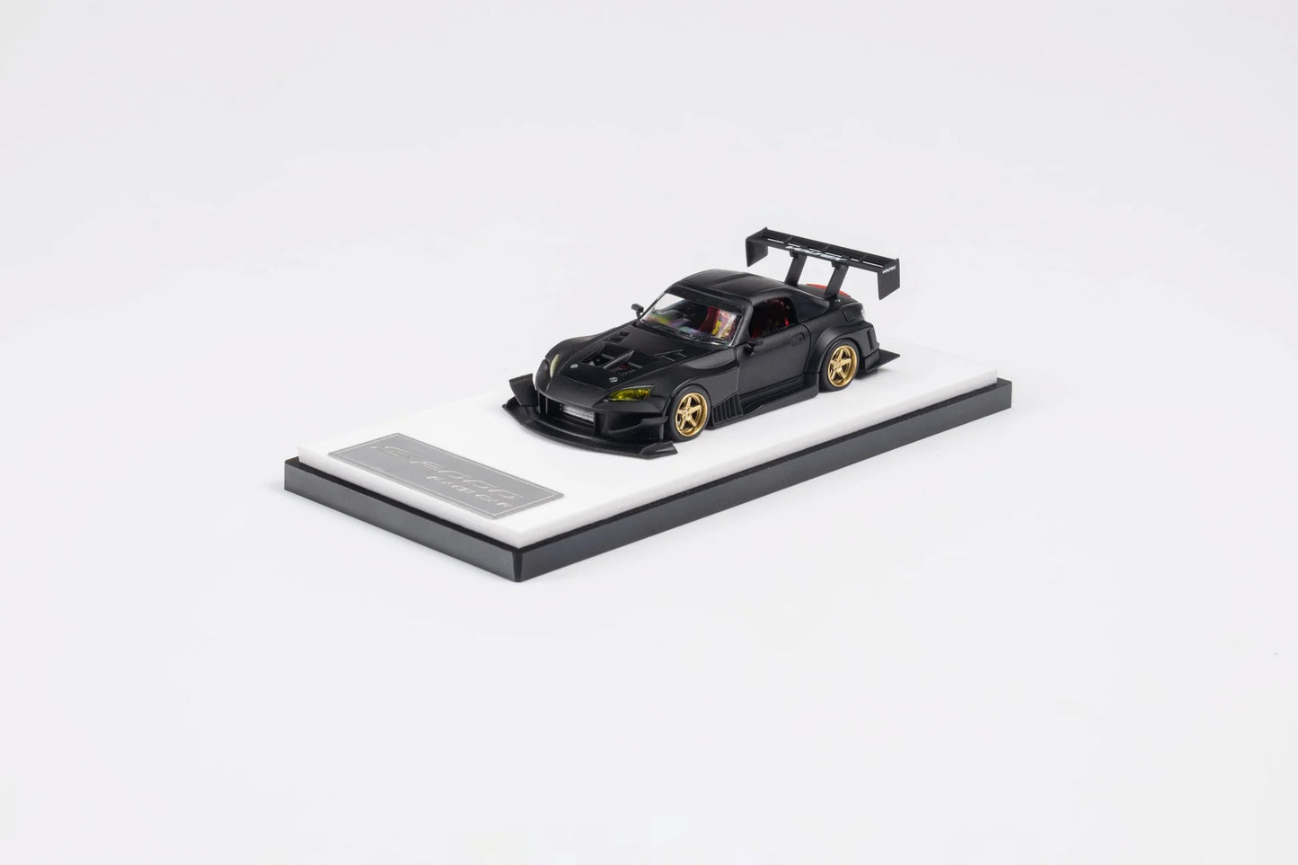 Micro Turbo 1:64 Honda S2000 J’s Racing Time Attack - Black