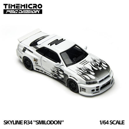 Time Micro X PSC Design 1:64 Skyline R34 Widebody “Smilodon”