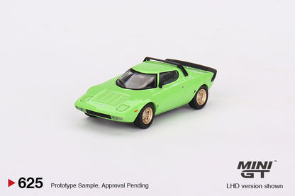 MiniGT 1:64 Lancia Stratos HF Stradale - Verde Chiaro - MiJo Exclusive #625