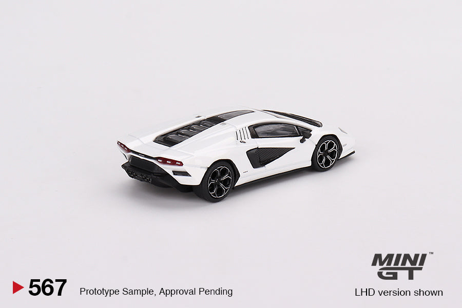 MiniGT 1:64 Lamborghini Countach LPI 800-4 – Bianco Siderale – MiJo Exclusive #567