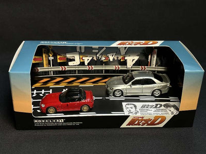 Modeler’s64 Initial D Set Vol.14 - Sakamoto Suzuki Capuccino EA11R VS Nobuhiko Akiyama Toyota Altezza SXE10