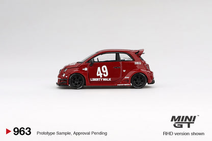 MiniGT 1:64 LB-WORKS x Abas Works ABARTH 595 – Red #963