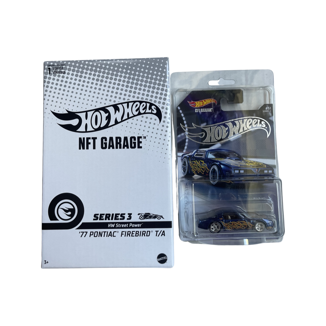 Hot Wheels 1:64 NFT Garage Series 3 - ‘77 Pontiac Firebird T/A