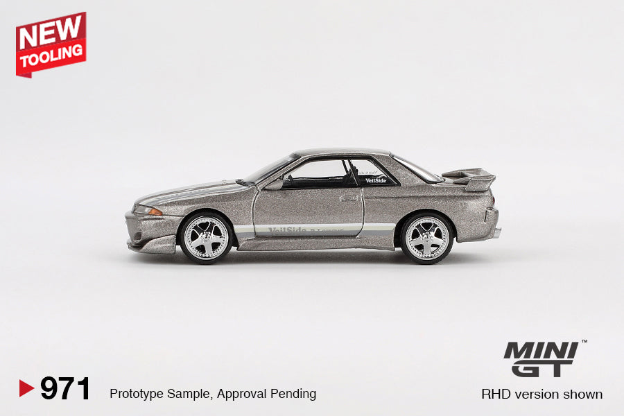 MiniGT 1:64 Nissan Skyline GT-R (R32) Veilside Combat C-I – Veilside Combat Grey #971