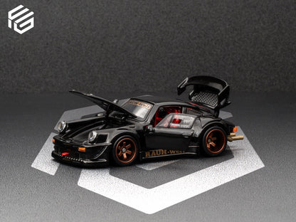FG 1:64 Porsche RWB 930 Fully Opening - Black