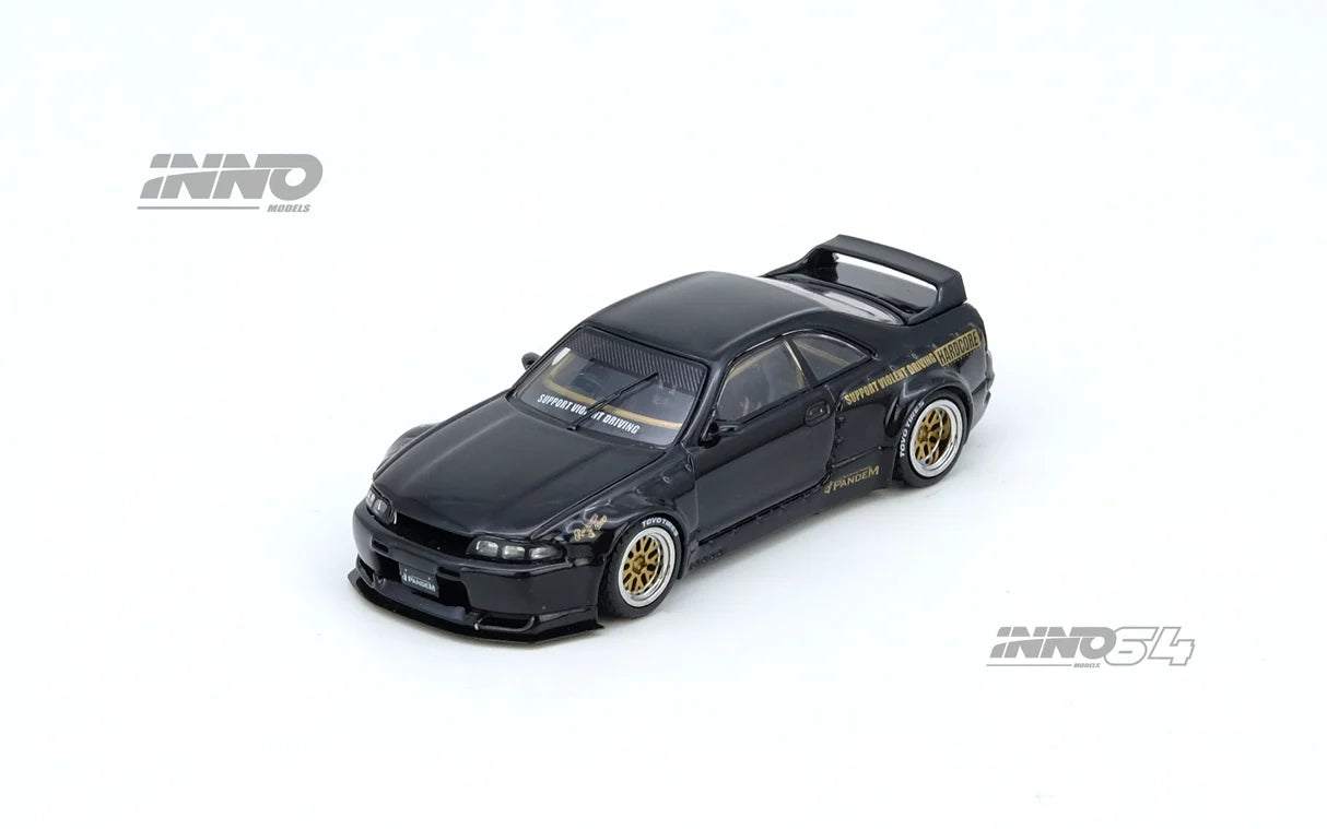 Inno64 1:64 Pandem GT-R R33 - Black