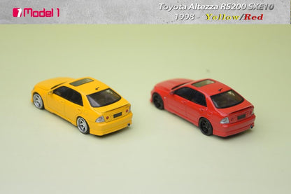 Model One 1:64 Toyota Altezza RS200 SXE10 Opening Hood - 2 Styles