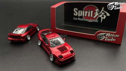 Micro Turbo 1:64 Nissan 180SX Flip Up Lights - Red