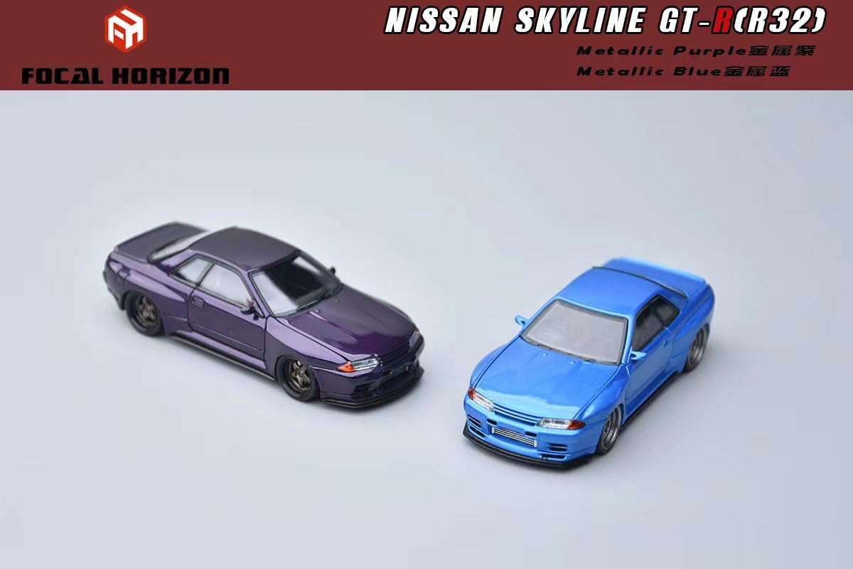 Focal Horizon 1:64 Nissan Skyline GT-R R32 Japan Garage Active - *2 Colors*