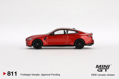 MiniGT 1:64 BMW M4 Competition (G82) Sakhir Orange LHD #811