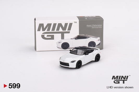 MiniGT 1:64 Nissan Z Performance 2023 Everest White – MiJo Exclusive #599