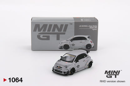 MiniGT 1:64 Abarth 595 LB-WORKS x Abas Works Fighters #1064