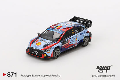 MiniGT 1:64 Hyundai i20 N Rally1 Hybrid #112024 Rallye Monte-Carlo Winner #871