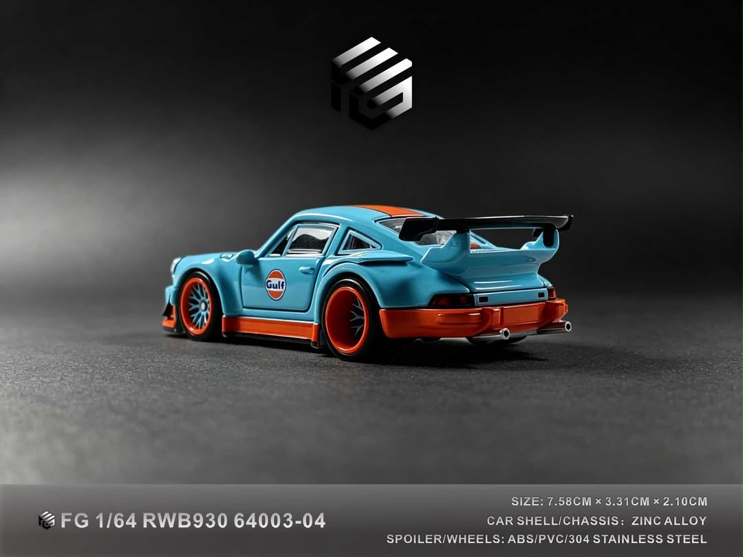FG 1:64 Porsche RWB 930 Fully Opening - Gulf