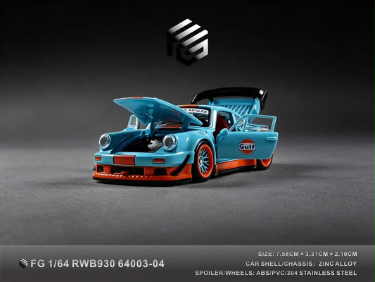 FG 1:64 Porsche RWB 930 Fully Opening - Gulf