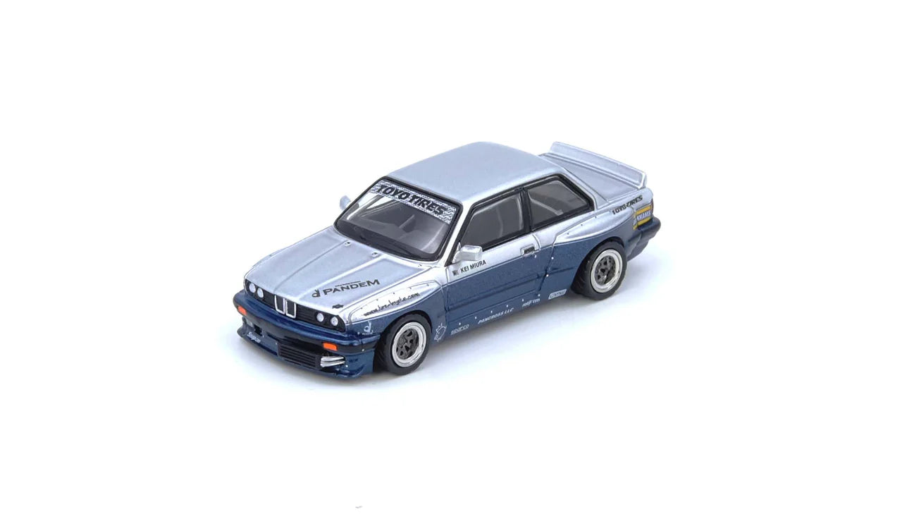 Inno64 1:64 Pandem E30 M3 - Silver/Blue