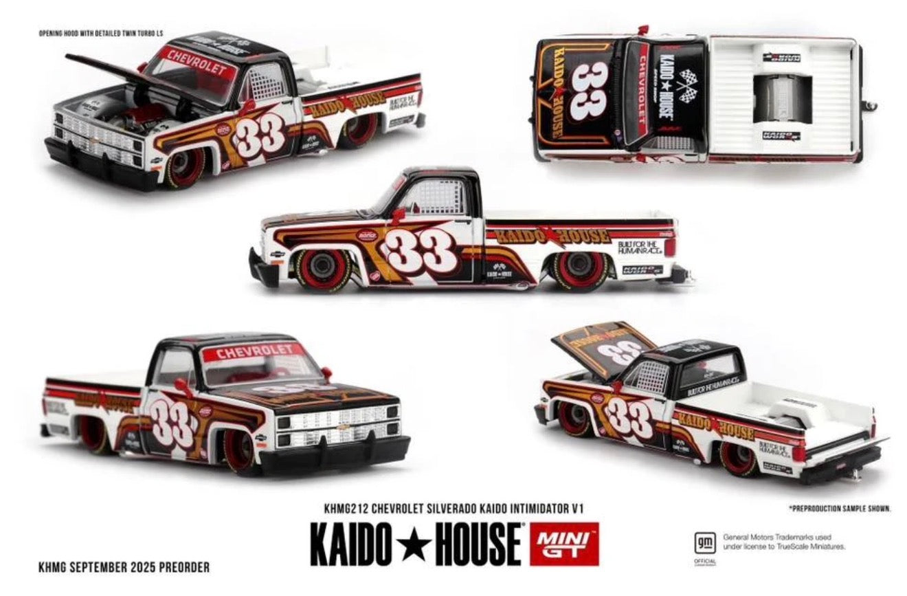 Kaido House 1:64 Chevrolet Silverado Kaido Intimidator V1 - Regular & Chase PAIR