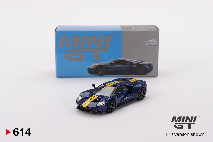 MiniGT 1:64 Ford GT Sunoco Blue – MiJo Exclusive #614