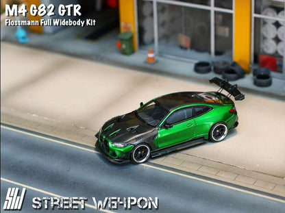 Street Weapon 1:64 M4 Flossmann Full Widebody Kit G82 GTR *2 Colors*