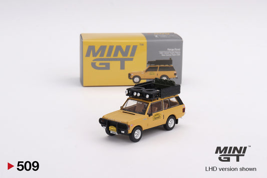 MiniGT 1:64 Range Rover 1982 Camel Trophy Papua New Guinea Team USA (RHD) – MiJo Exclusive #509