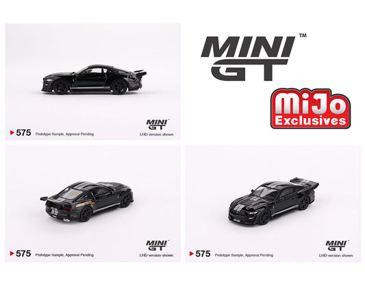 MiniGT 1:64 Ford Mustang Shelby GT500 Dragon Snake Concept Black – MiJo Exclusive #575