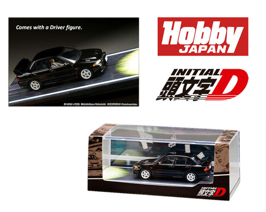 Hobby Japan 1:64 Mitsubishi Lancer RS Evolution Ⅲ / Im D vs Ryosuke Takahashi with Kyoichi Sudo Figure inside the car