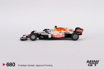 MiniGT 1:64 Red Bull RB16B #33 Max Verstappen 2021 Turkish Grand Prix 2nd Place – MiJo Exclusive #680