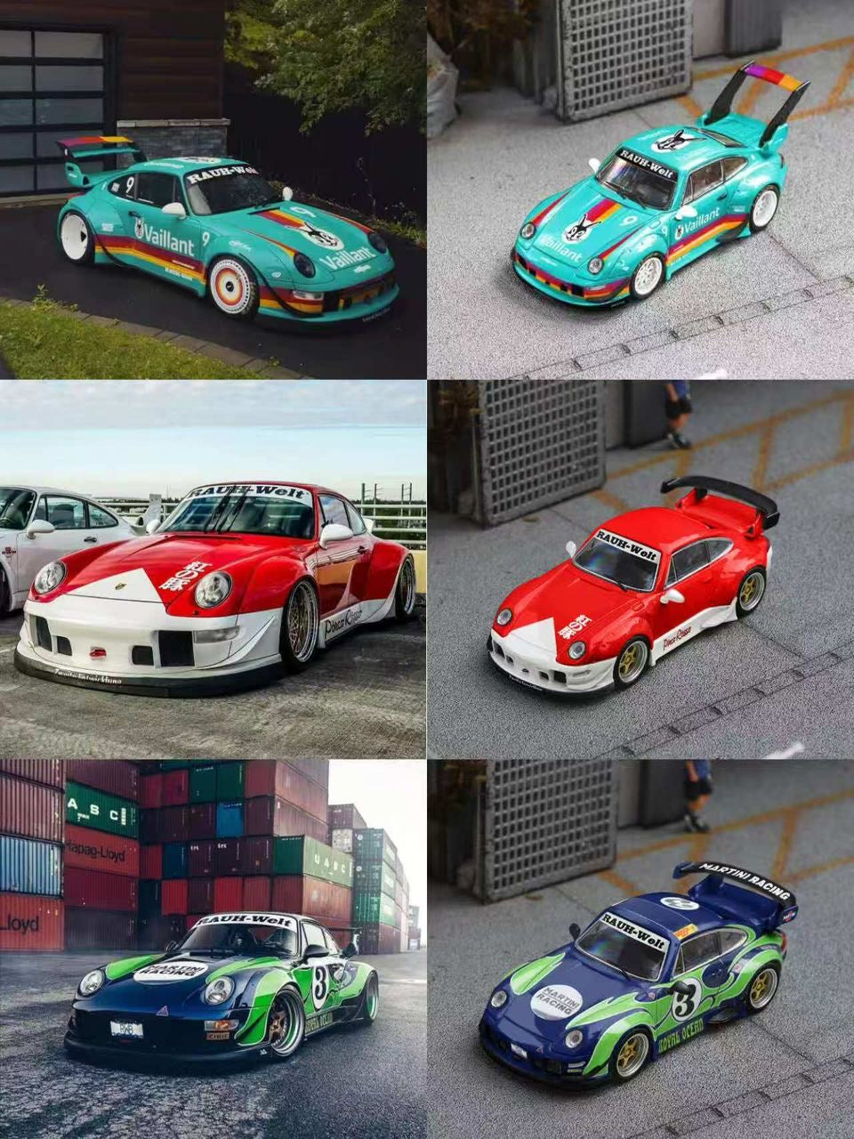 Star Model 1:64 Rauh Welt RWB 993 - *3 Styles*