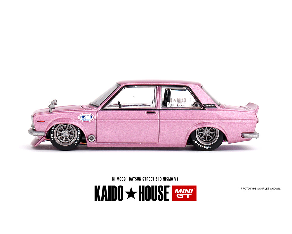 MiniGT X Kaido House 1:64 Datsun 510 Street KAIDO GT V1 - Pink