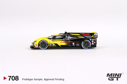 MiniGT 1:64 Cadillac V-Series.R #01 Cadillac Racing 2023 IMSA Daytona 24 Hrs 3rd Place – MiJo Exclusive #708