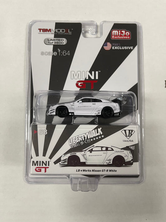 MiniGT 1:64 LB Works Nissan GT-R R35 - White