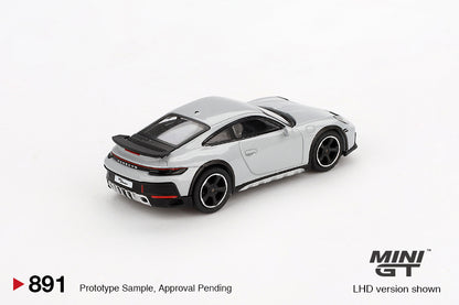 MiniGT 1:64 Porsche 911 Dakar – Ice Gray Metallic #891
