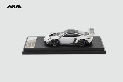 HKM 1:64 Porsche 992 GT3 R Rennsport - White