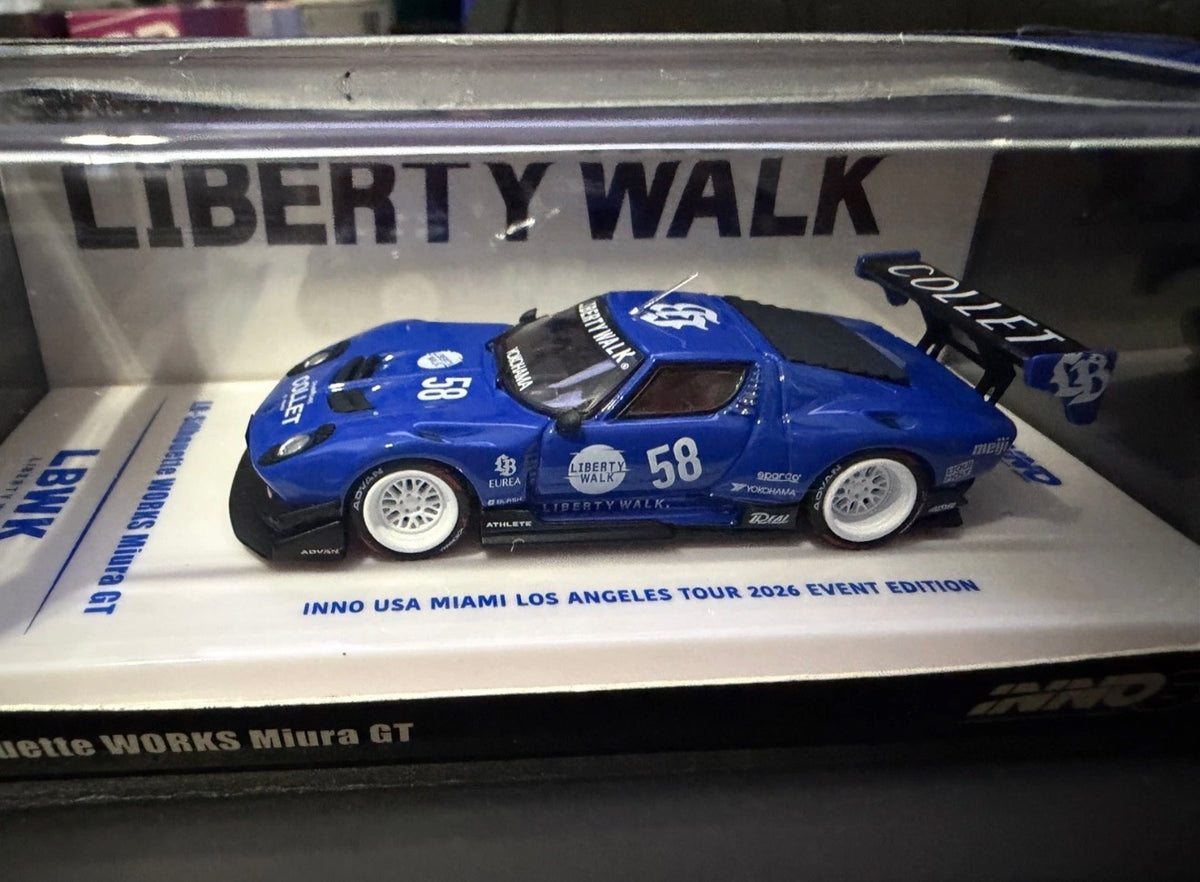 Inno64 1:64 LB-Silhouette Works Miura GT 2026 Miami / Los Angeles Tour