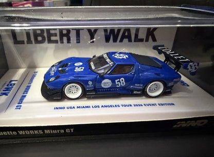Inno64 1:64 LB-Silhouette Works Miura GT 2026 Miami / Los Angeles Tour