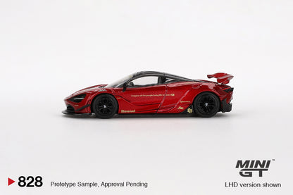 MiniGT 1:64 McLaren 720S LB-Works – Gem Red #828