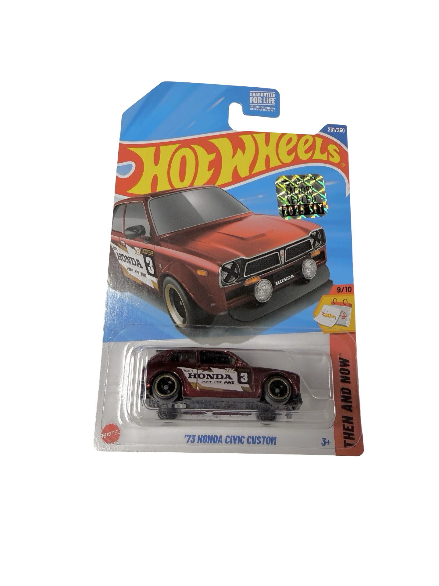 Hot Wheels 1:64 2025 Super Treasure Hunt Factory Sealed - ‘73 Honda Civic Custom