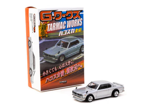 Tarmac Works 1:64 Nissan Skyline 2000GT-R (KPGC10) Silver - Japan Special Edition - GLOBAL64