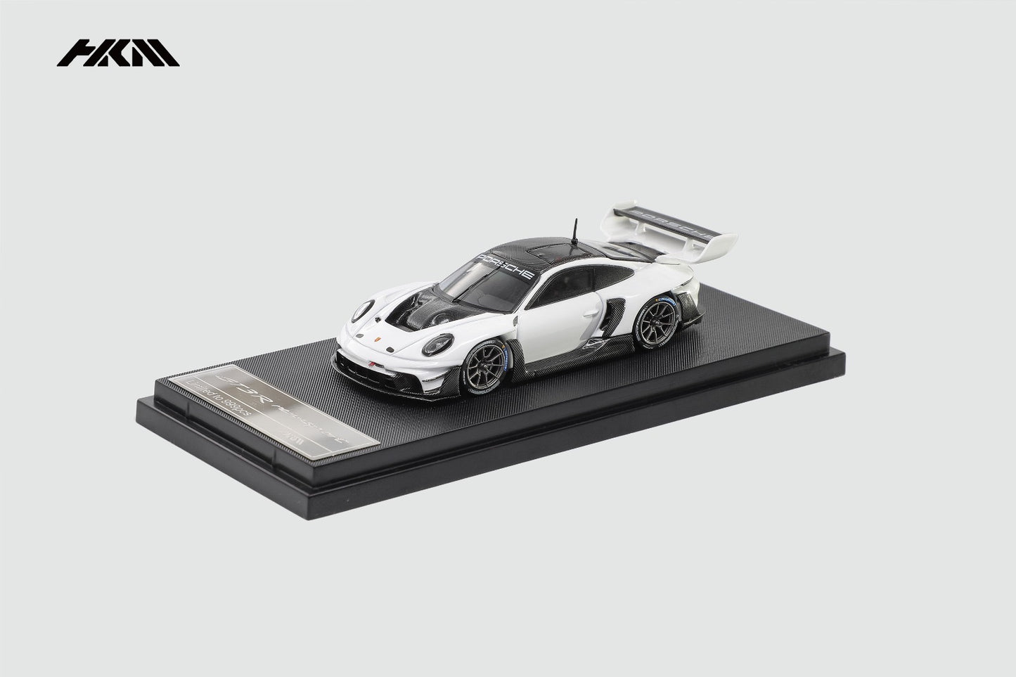 HKM 1:64 Porsche 992 GT3 R Rennsport - White