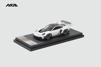 HKM 1:64 Porsche 992 GT3 R Rennsport - White