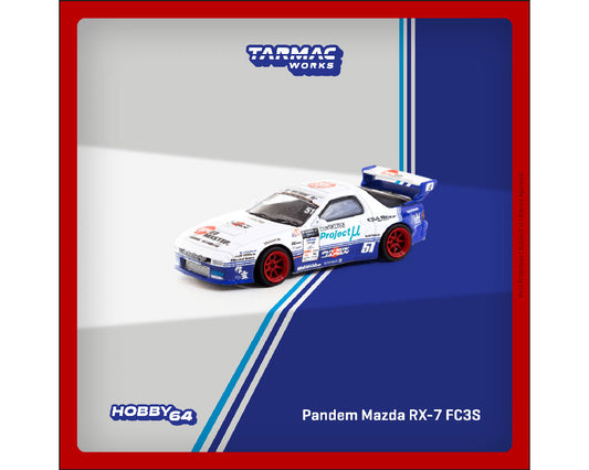 Tarmac Works 1:64 Pandem Mazda RX-7 FC3S Drift